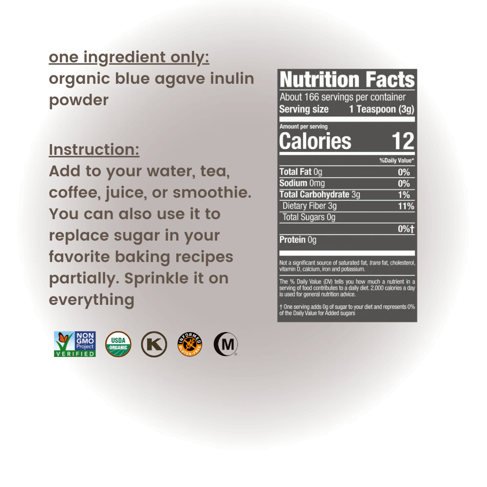 The Goddess Prebiotic - Blue Agave Inulin Powder - Image 4